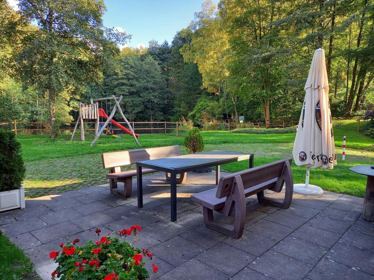 Ferienwohnung Am Waldsee Mit Schwimmbad 盖恩斯巴赫 外观 照片